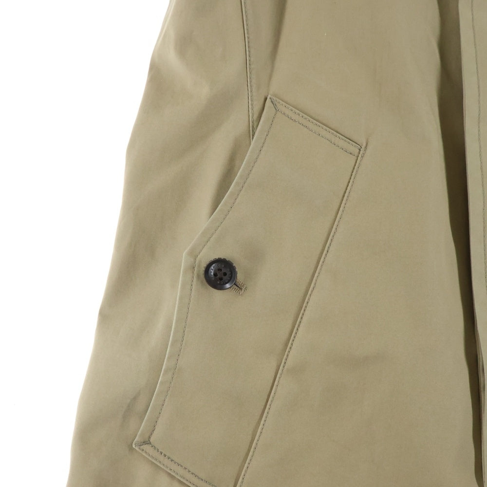 nanamica(ナナミカ) GORE-TEX ゴアテックス 裏地総柄 ステンカラーコート ベージュ