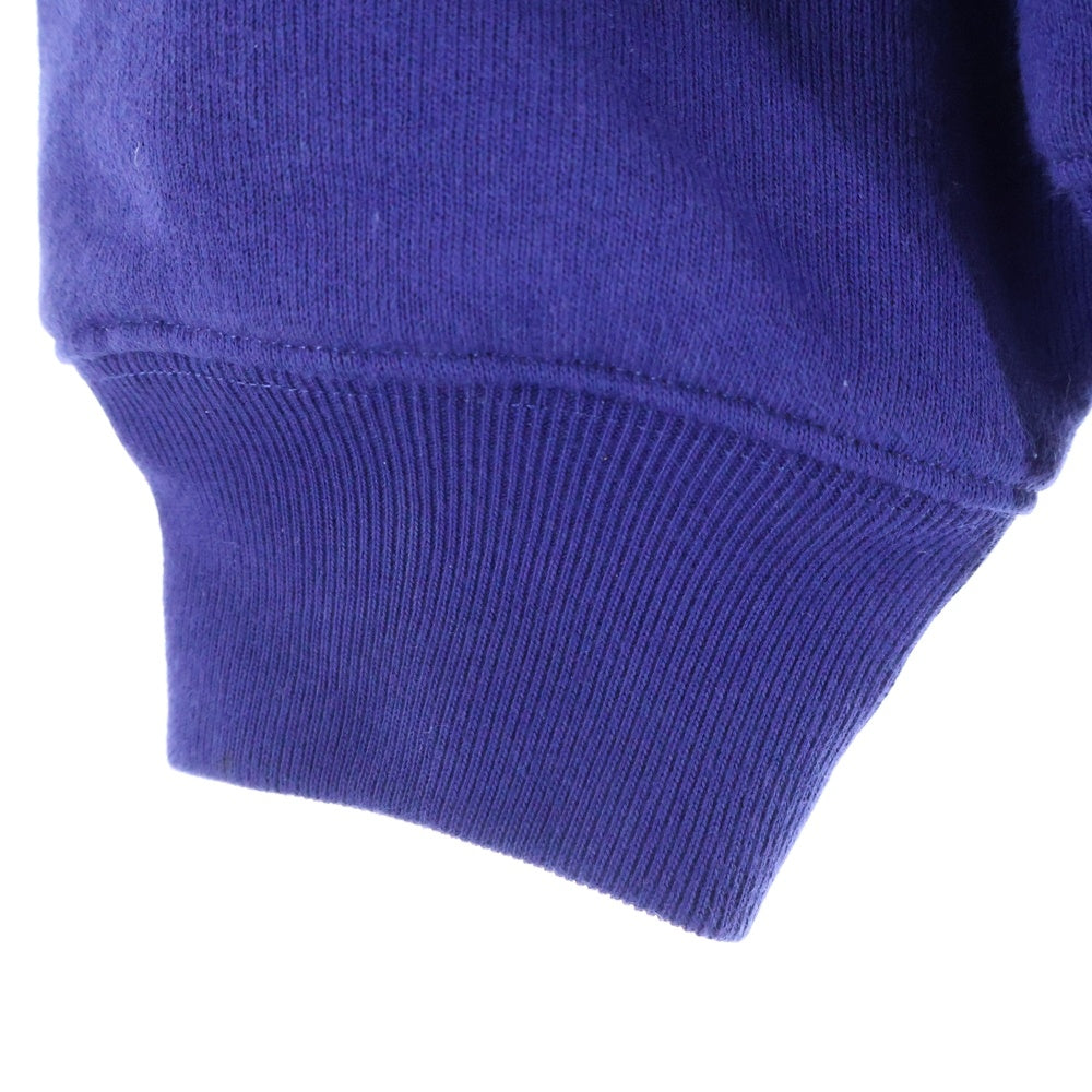 GUCCI(グッチ) 21AW ×THE NORTH FACE ノースフェイス ロゴデザイン ナイロン切り替え フーデッド ジップアップ スウェット パーカー パープル 671462