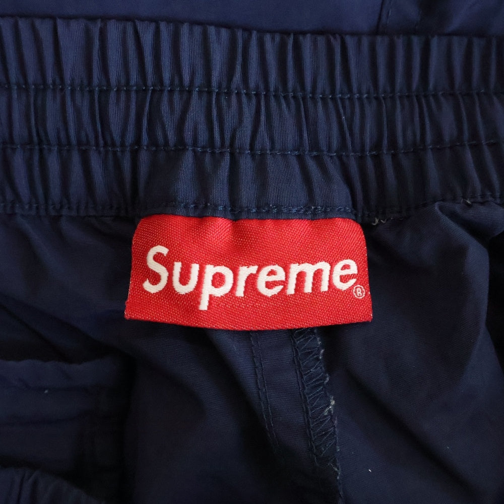 SUPREME(シュプリーム) 19AW Paneled Warm Up Pant パネルド ウォームアップ ナイロンパンツ ネイビー