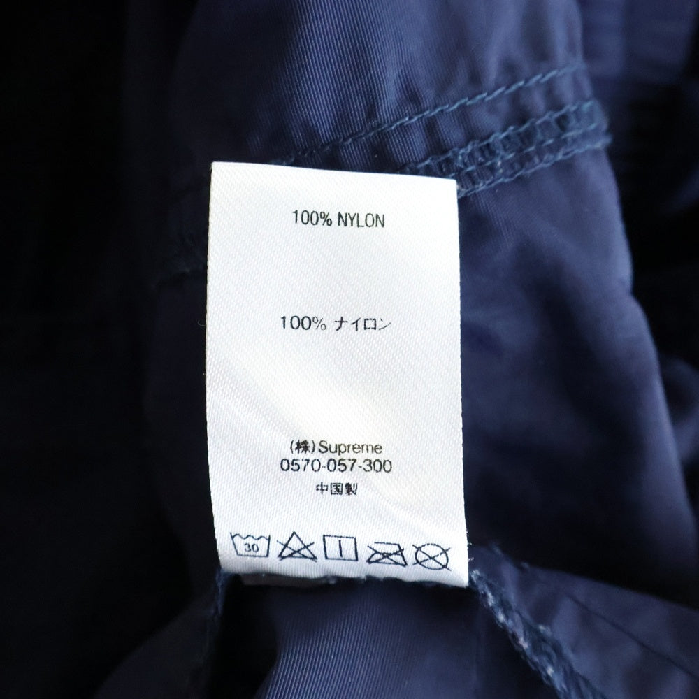 SUPREME(シュプリーム) 19AW Paneled Warm Up Pant パネルド ウォームアップ ナイロンパンツ ネイビー