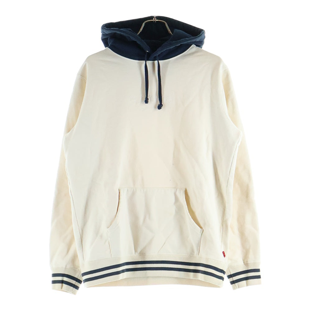 SUPREME(シュプリーム) 15SS Classic Logo Hooded Sweatshirt クラシックロゴ フーデッド スウェット パーカー ホワイト