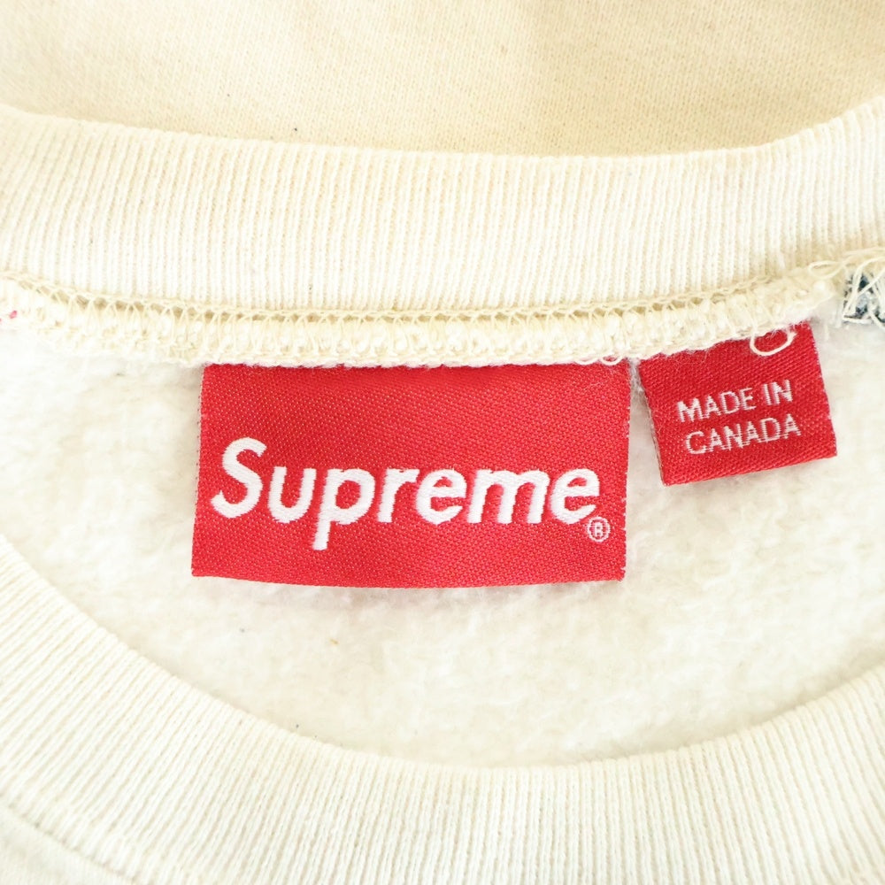 SUPREME(シュプリーム) 19SS Formula Crewneck フォーミュラ ロゴアームデザイン クルーネック スウェット トレーナー ベージュ