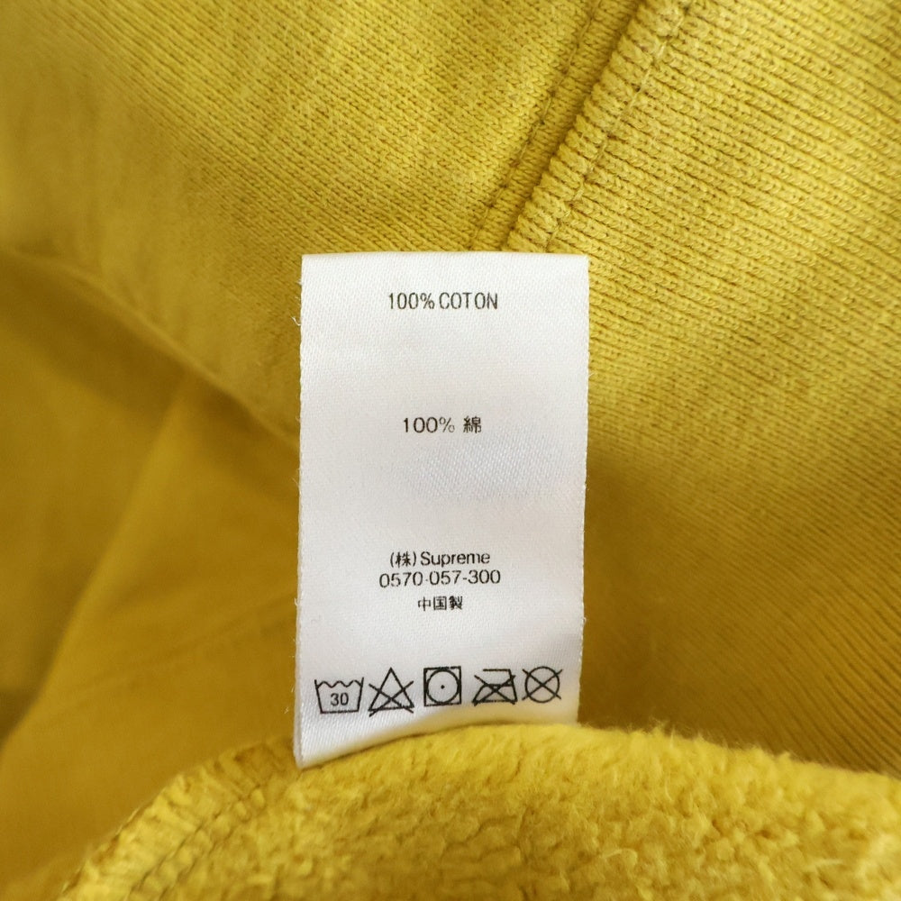 SUPREME(シュプリーム) 19AW Spread Logo Hooded Sweatshirt スプレッドロゴ フーデッド スウェット パーカー イエロー