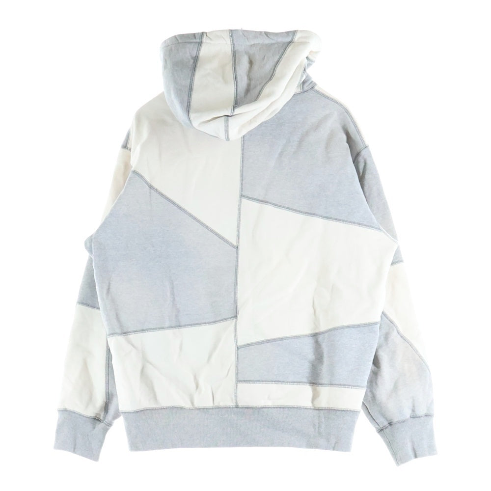 SUPREME(シュプリーム) 20AW Patchwork Hooded Sweatshirt パッチワークデザイン フーデッド スウェット パーカー ベージュ