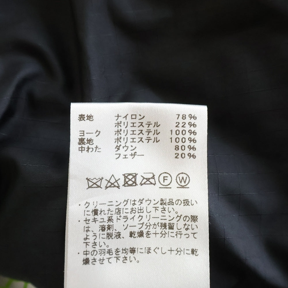 THE NORTH FACE PURPLE LABEL(ノースフェイスパープルレーベル) 19AW COLOR RIPSTOP NUPTSE JACKET カラー リップストップ ヌプシジャケット ブラック ND2979N