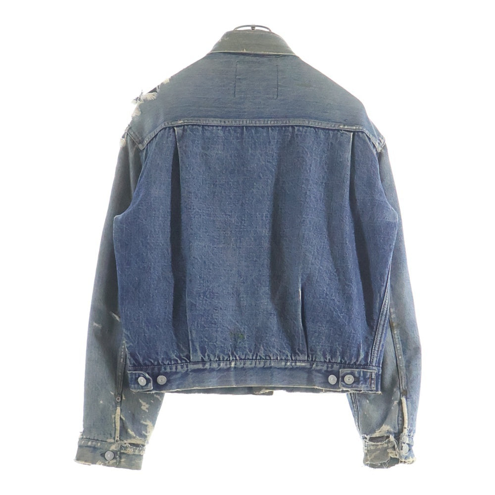 Levi's(リーバイス) 50-60S 517XX ボタン裏なし 裏地ブランケット USA製 両面タブ ビッグE 2ND 後期型 デニムトラッカージャケット インディゴ