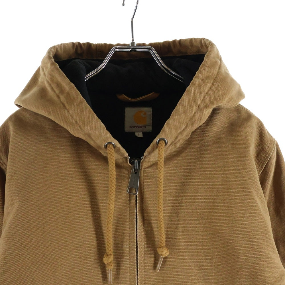 Carhartt WIP(カーハート ダブリューアイピー) ACTIVE JACKET アクティブ ダックキャンバス フーデッドジャケット ブラウン