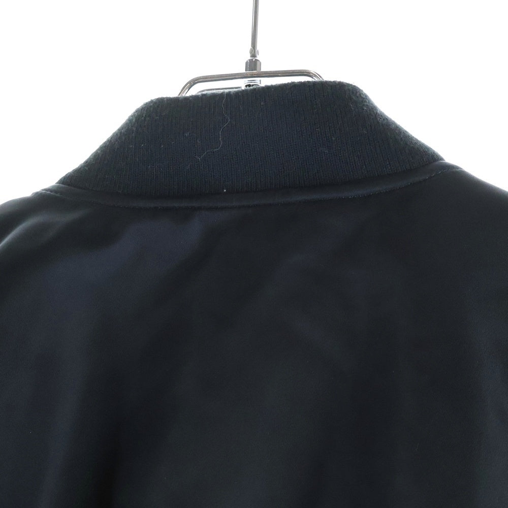 ALPHA INDUSTRIES(アルファ インダストリーズ) MA-1 NASA フロントアームパッチ フライトジャケット ブラック 0615-00-573-8335