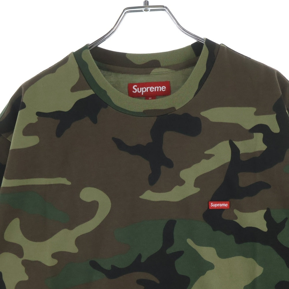SUPREME(シュプリーム) 25SS Small Box Tee Woodland Camo ウッドランドカモ スモールボックスロゴ クルーネック 半袖Tシャツ カットソー カーキ