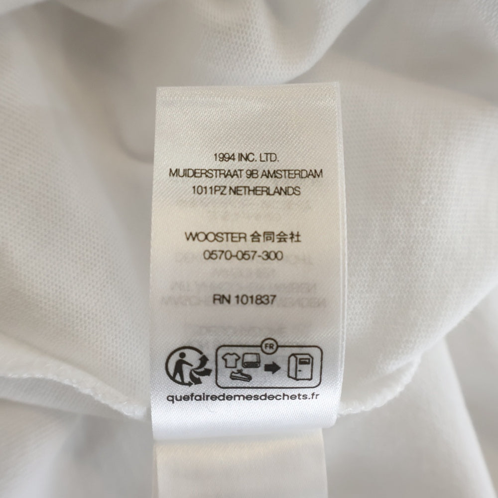 SUPREME(シュプリーム) 25SS Capital S/S Top キャピタル ロゴ刺繍 クルーネック半袖Tシャツ カットソー ホワイト