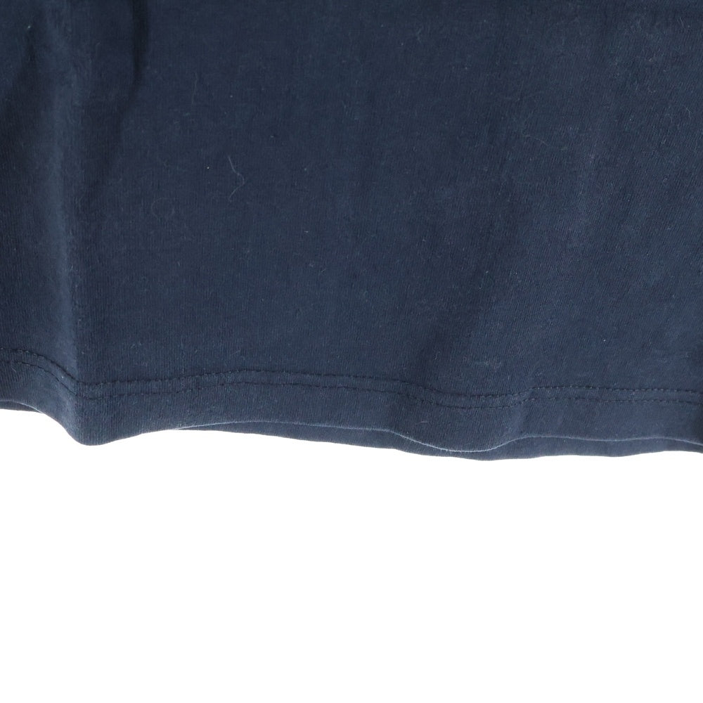 STUSSY(ステューシー) CUSTOMADE N2 カスタメイド フロントロゴプリント クルーネック半袖Tシャツ カットソー ブラック