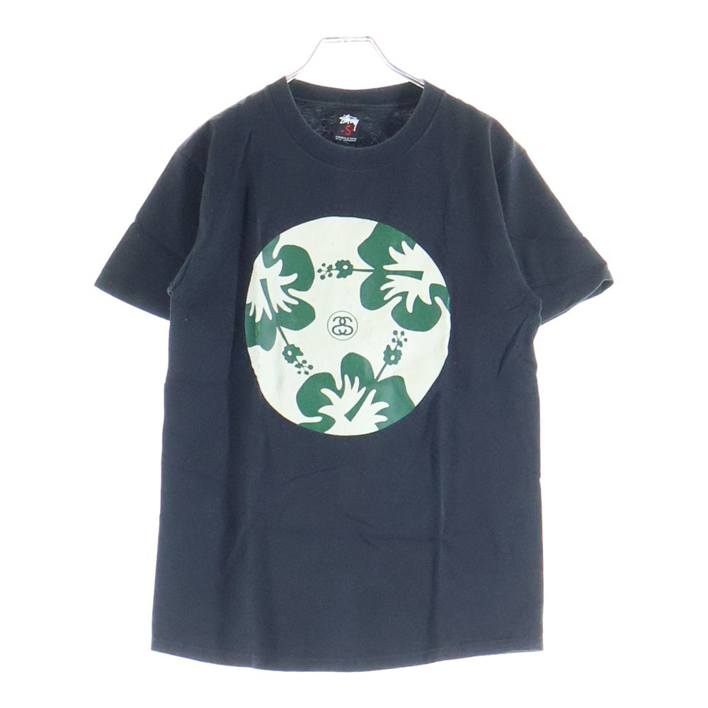 STUSSY(ステューシー) 00S フロントロゴプリント クルーネック半袖T