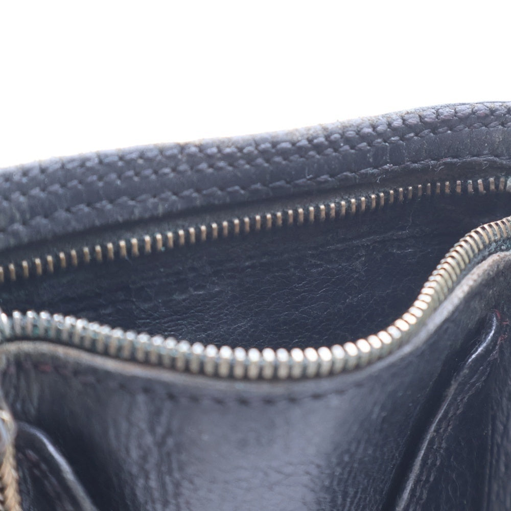 CHROME HEARTS(クロムハーツ) 3FOLD 3フォールド クロスボールボタン レザーウォレット 財布 ブラック BCA364