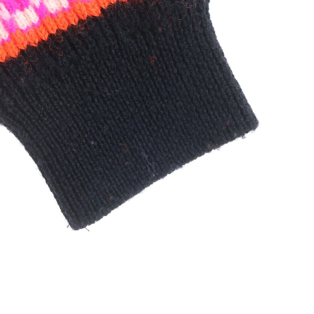 CELINE(セリーヌ) 22AW SKI JACQUARD WOOL KNIT CARDIGAN スキー ジャガード ロゴデザイン Vネック ニット カーディガン ピンク 2AC91579S