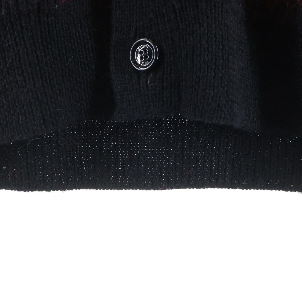 CELINE(セリーヌ) 22AW SKI JACQUARD WOOL KNIT CARDIGAN スキー ジャガード ロゴデザイン Vネック ニット カーディガン ピンク 2AC91579S