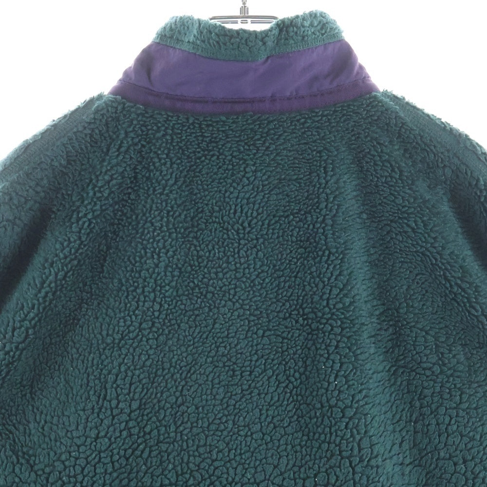 PATAGONIA(パタゴニア) 90S VINTAGE RETRO-X PEF ヴィンテージ レトロ エックス ロゴデザイン ボアベスト グリーン W714F