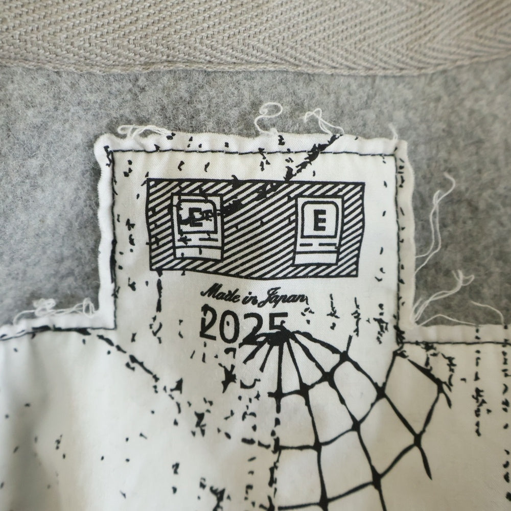 c.e cav empt(シーイー) 25SS FLEECE ZIP UP アームロゴデザイン ダブルポケット ジップアップ フリースジャケット グレー CES27CS28