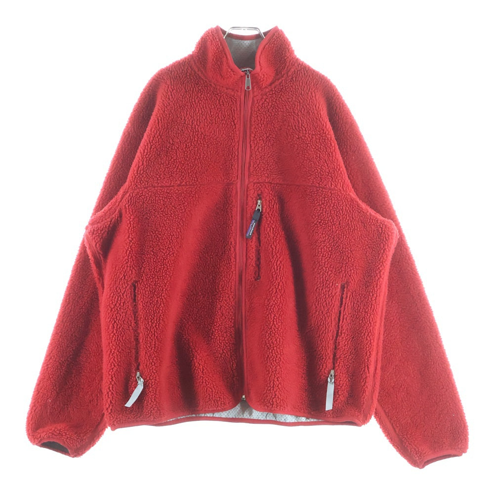 PATAGONIA(パタゴニア) 90S VINTAGE CLASSIC RETRO FLEECE JACKET クラシックレトロ ロゴデザイン フリースジャケット レッド W778F