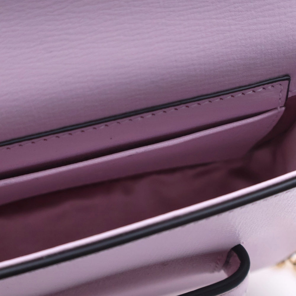 GUCCI(グッチ) HORSEBIT 1955 ホースビット スーパーミニ レザー チェーンショルダーバッグ ピンク 760253 レディース