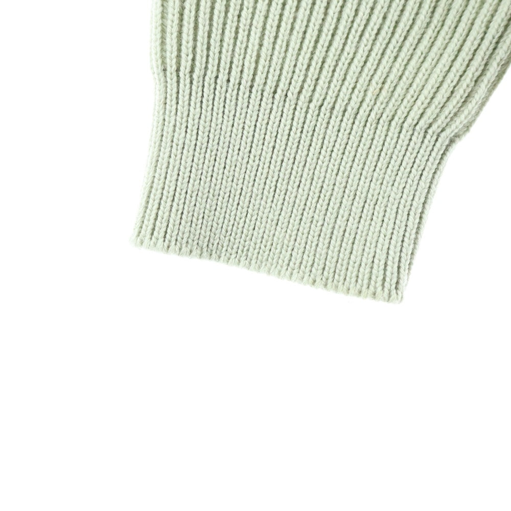 AURALEE(オーラリー) 23AW FRENCH MERINO RIB KNIT P/O フレンチメリノウール リブニット セーター グリーン A23AP02FR