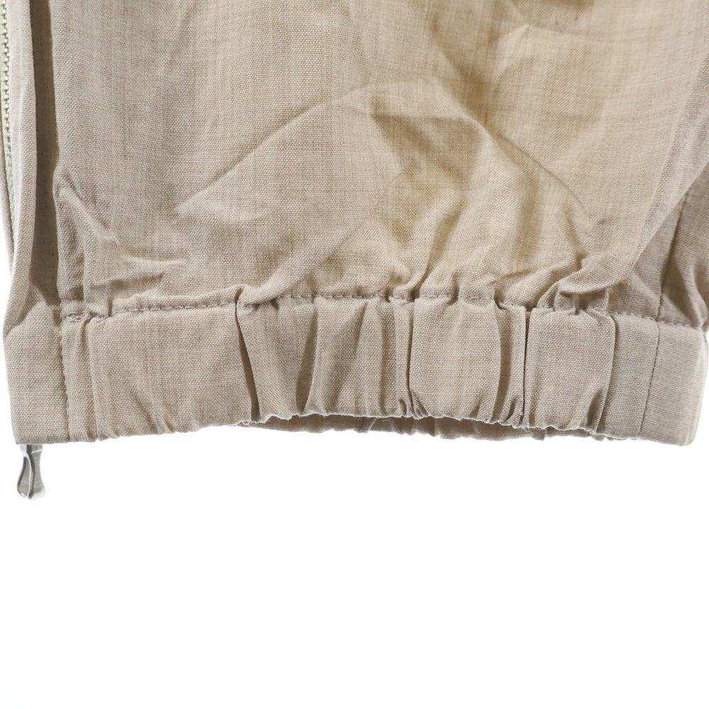 AURALEE(オーラリー) 24AW HIGH COUNT WOOL POPLIN PANTS ハイカウント ウールポプリン パンツ ベージュ A24SP03WP