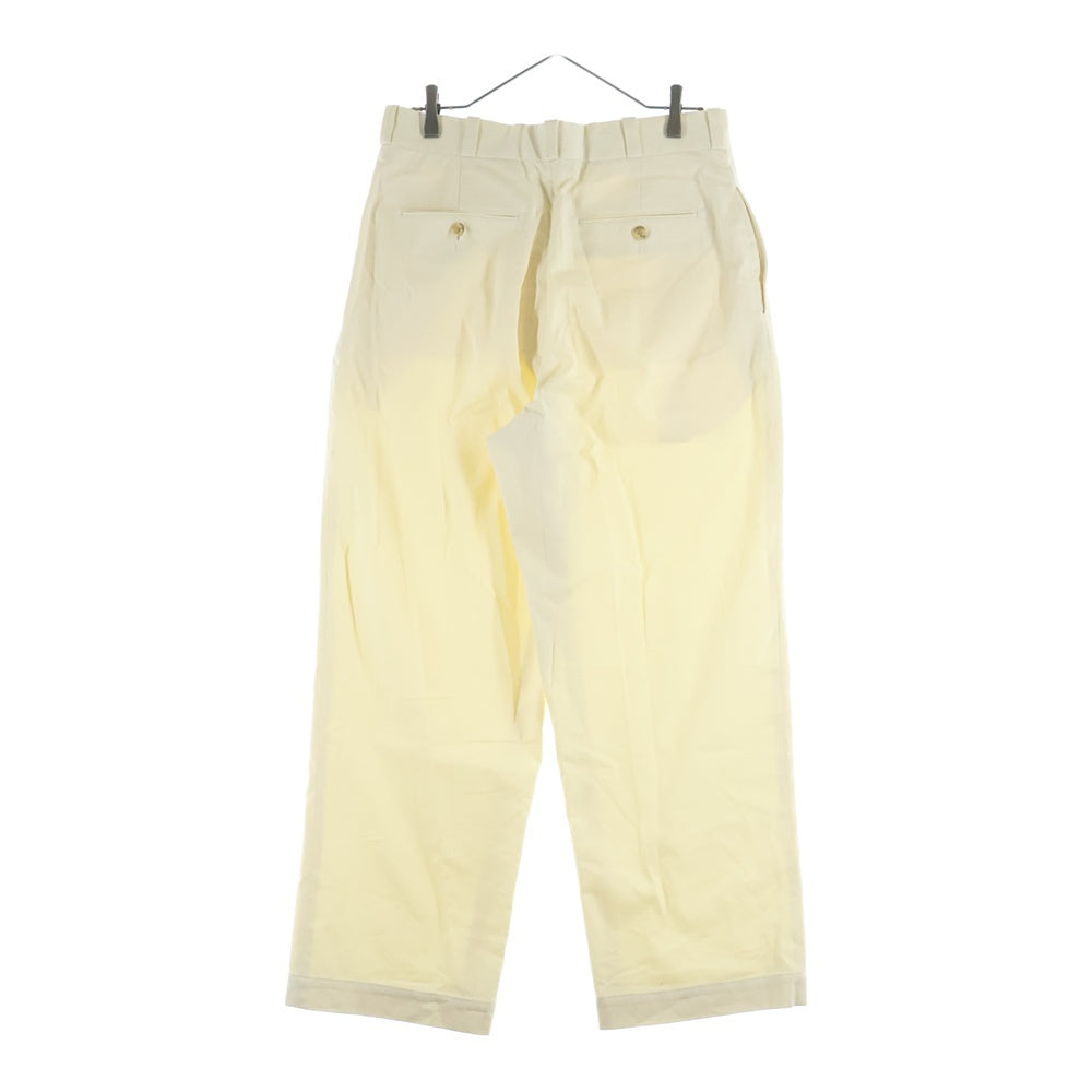 HERILL(ヘリル) Egyptiancotton Chinopants エジプティアンコットン チノパンツ イエロー 23-030-HL-8020-1