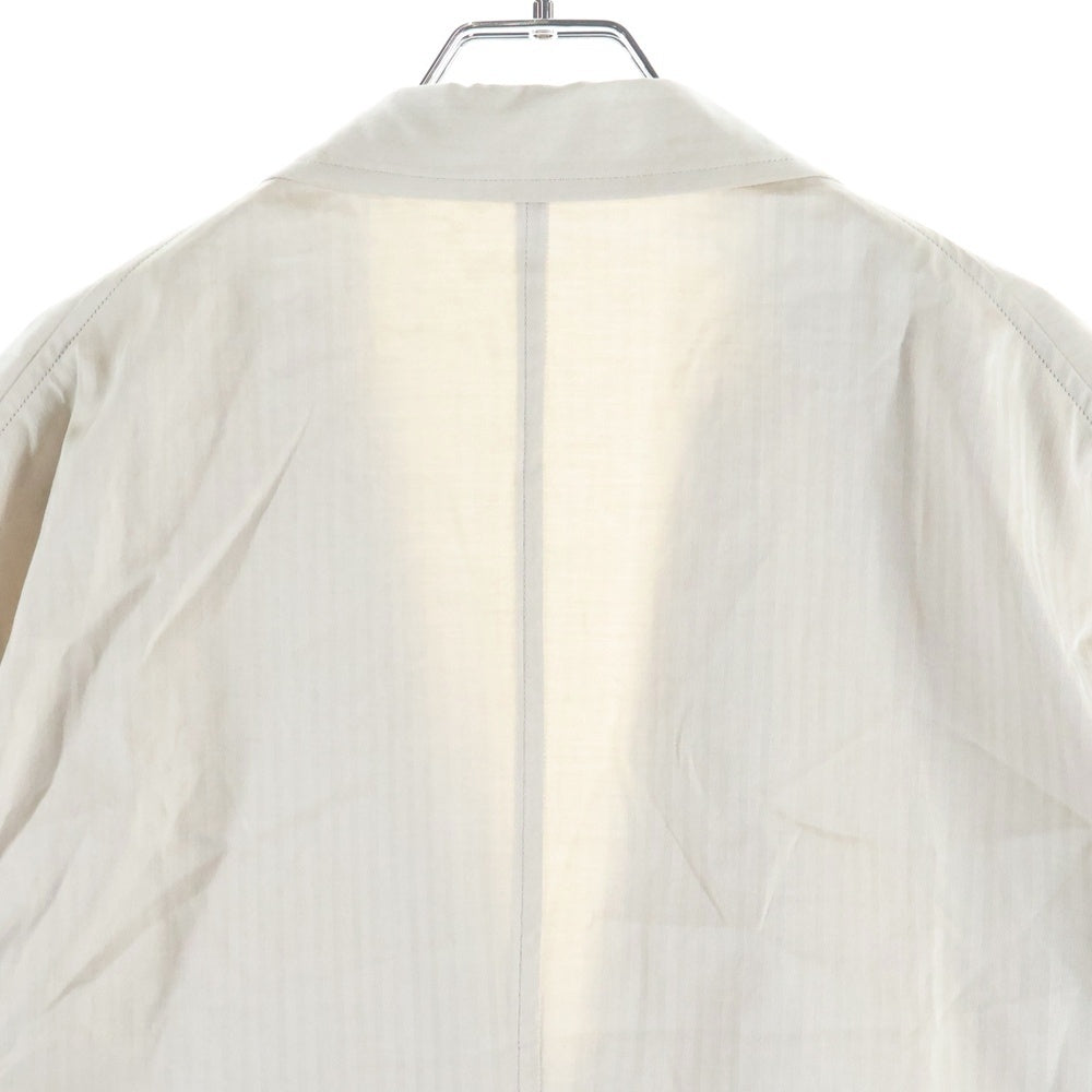 AURALEE(オーラリー) 22SS WASHED FINX HERRINGBONE JACKET ウォッシュド フィンクスヘリンボーン テーラードジャケット アイボリー A22SJ01FH
