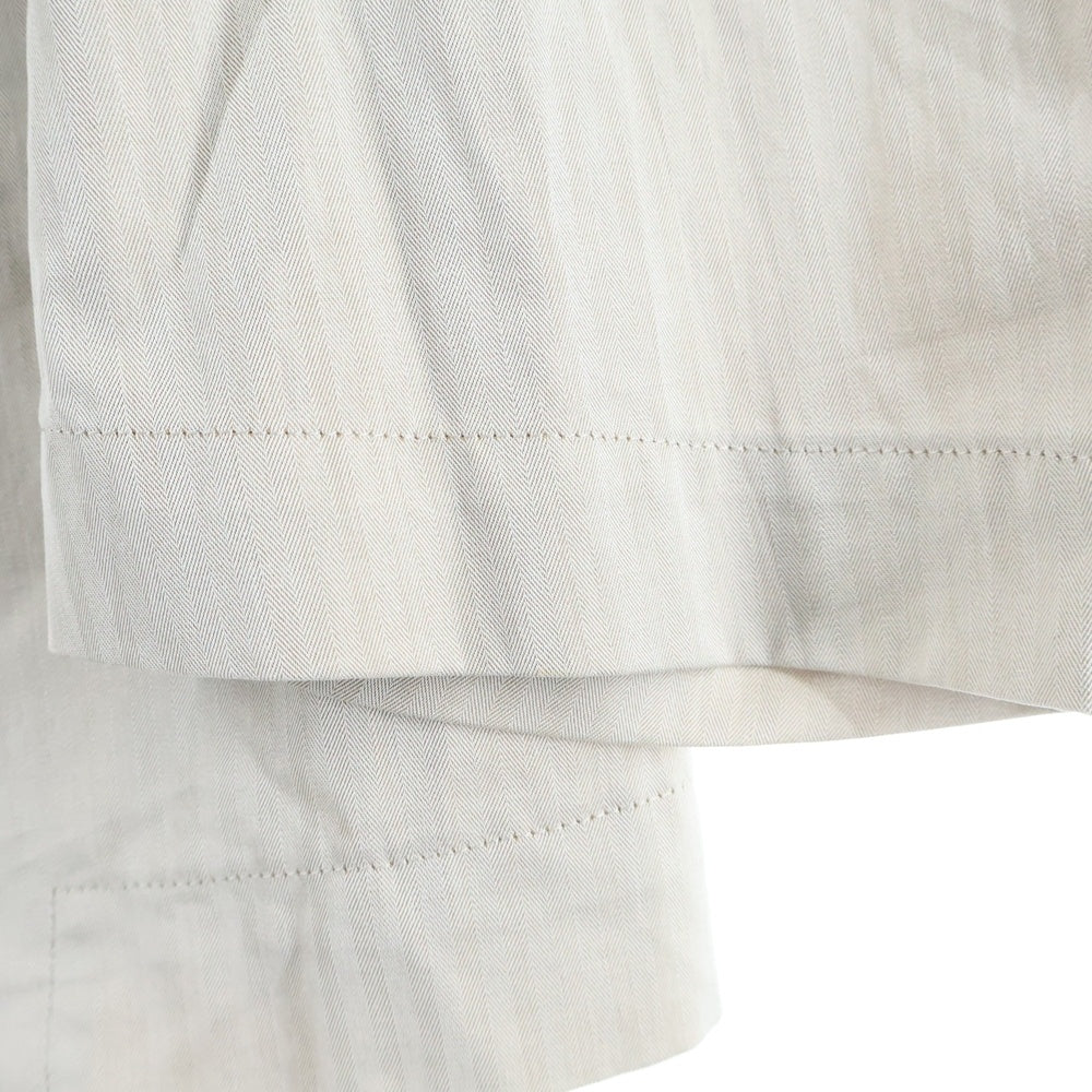 AURALEE(オーラリー) 22SS WASHED FINX HERRINGBONE JACKET ウォッシュド フィンクスヘリンボーン テーラードジャケット アイボリー A22SJ01FH
