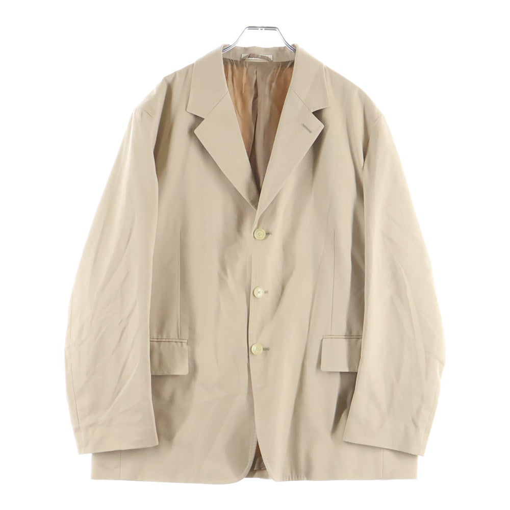 AURALEE(オーラリー) 22AW SUPER FINE WOOL COTTON TWILL OVER JACKET スーパーファインウール コットンツイル オーバージャケット ベージュ A22AJ01CW