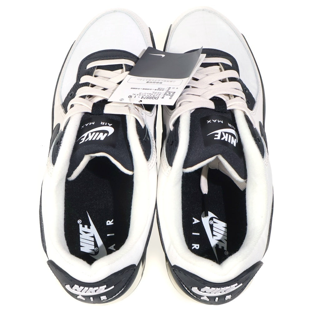 NIKE(ナイキ) AIR MAX 90 BLACK-PHANTOM エアマックス ブラックファントム ローカットスニーカー ブラック/ホワイト US9/27cm DQ8974-100