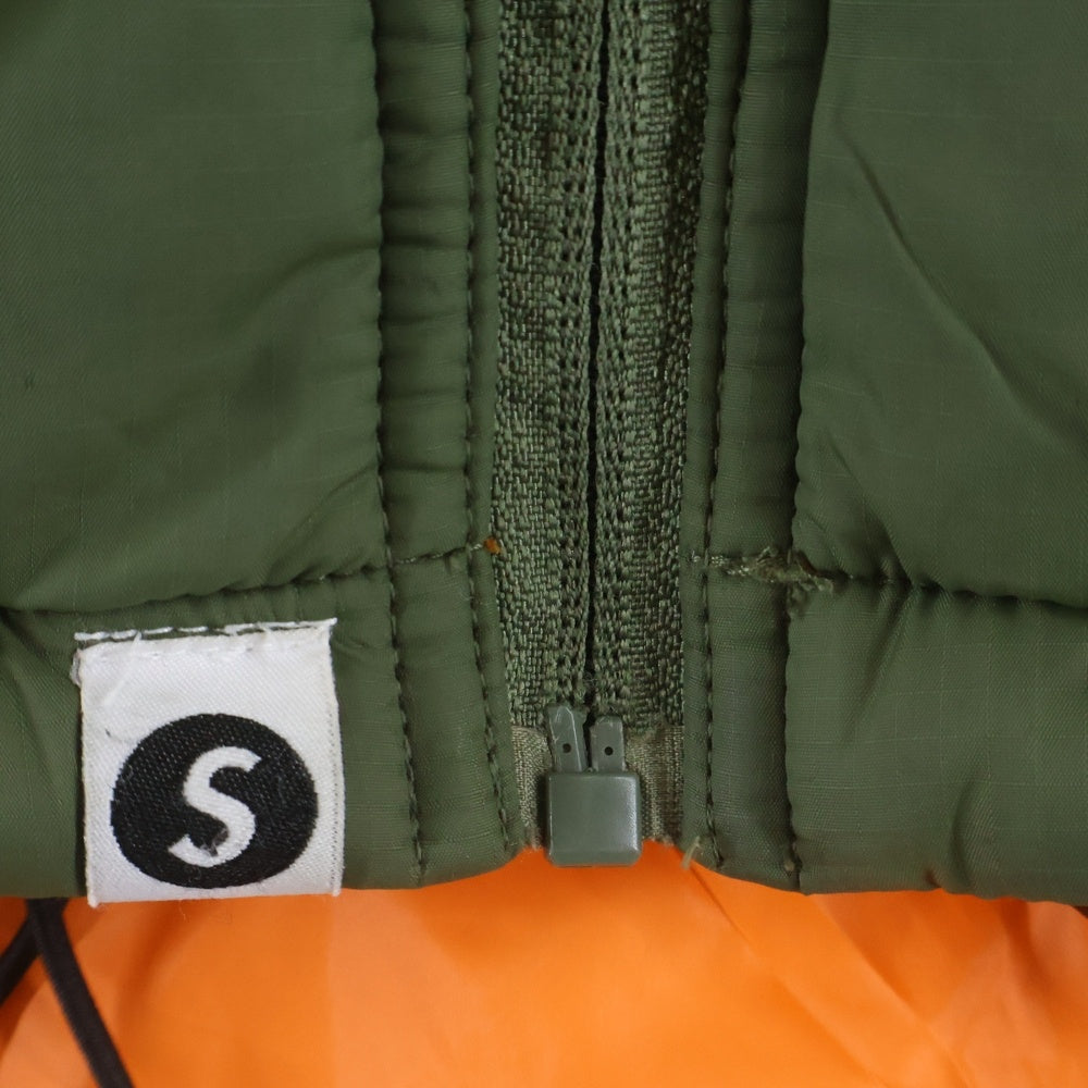 SAPEur(サプール) Puff Jacket フーデッドナイロンパファージャケット カーキ