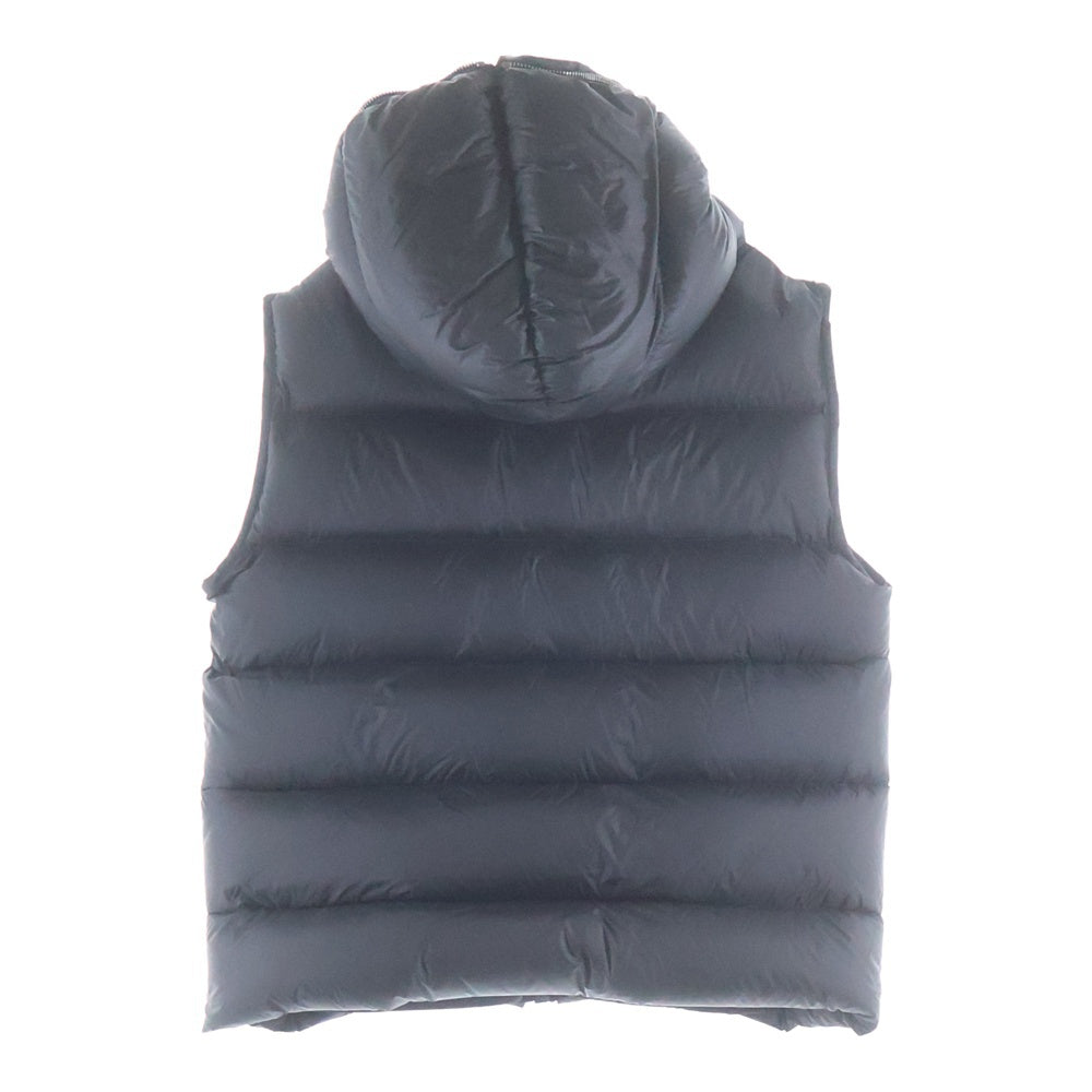 Rick Owens(リックオウエンス) 24AW SEALED VESTシールド マルチポケット フーデッド ジップアップ ダウンジャケット ブラック RU02C7746NPD4