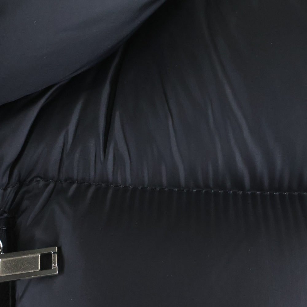 Rick Owens(リックオウエンス) 24AW SEALED VESTシールド マルチポケット フーデッド ジップアップ ダウンジャケット ブラック RU02C7746NPD4