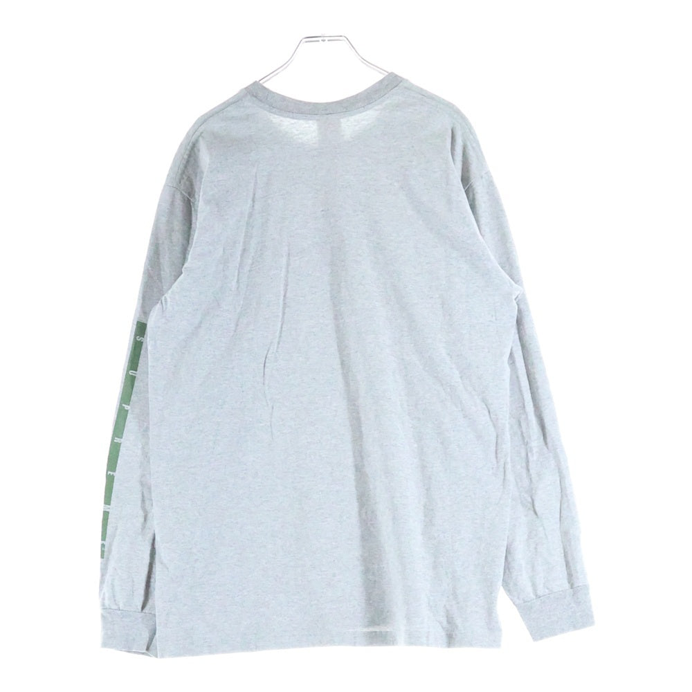 SUPREME(シュプリーム) 18AW 1994 L/S Tee フロントロゴプリント クルーネック長袖Tシャツ カットソー グレー