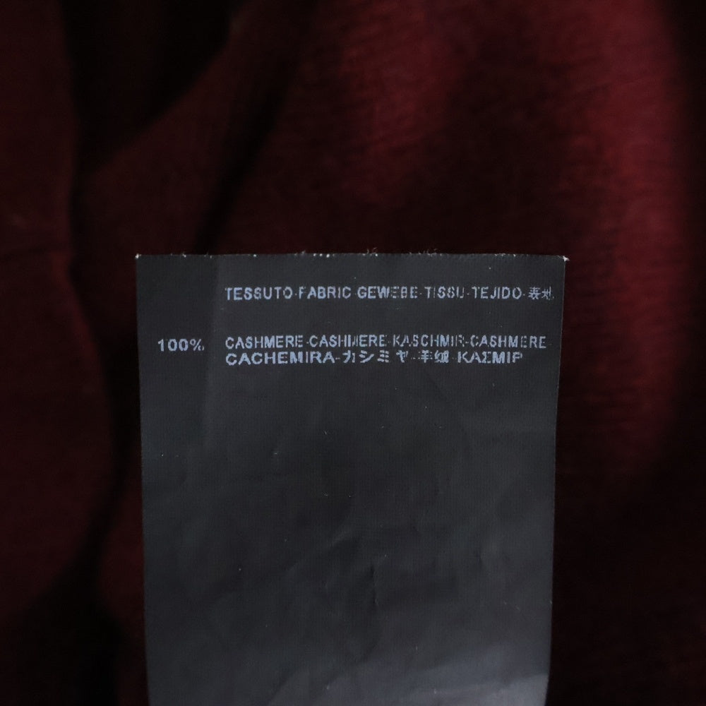 BALENCIAGA(バレンシアガ) カシミヤ スナップボタン カーディガン セーター バーガンディー