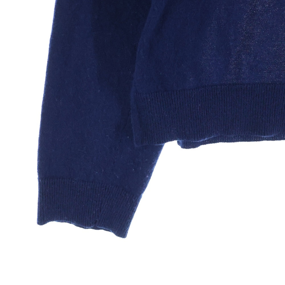 CELINE(セリーヌ) バックシアー カシミヤ カーディガン ネイビー/ピンク