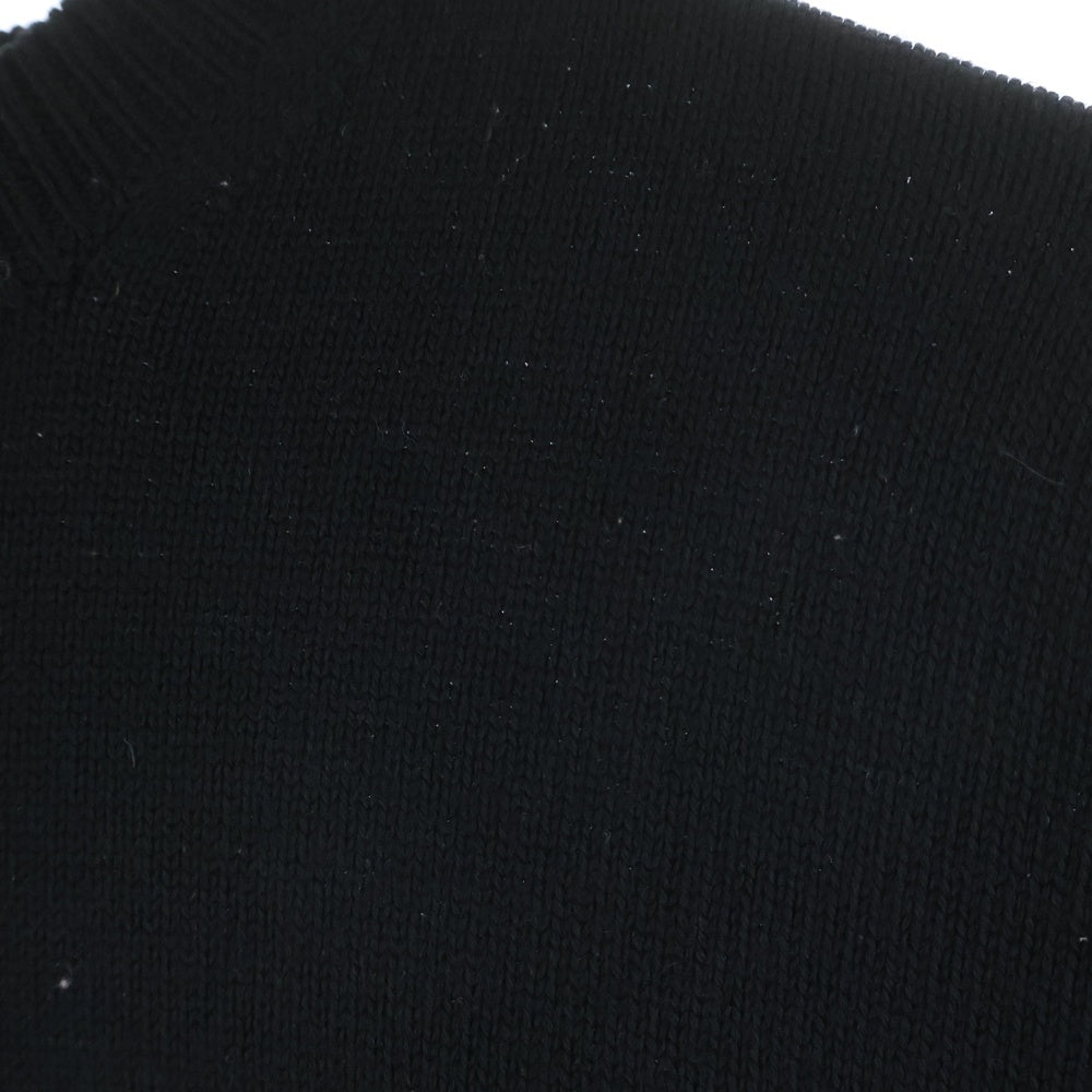 BALENCIAGA(バレンシアガ) 22SS PARIS LOGO CREW NECK KNIT パリスロゴ クルーネック ニット セーター ブラック 682005 T1624