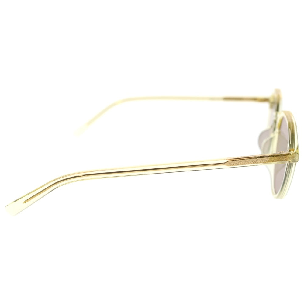 A.D.S.R.(エーディーエスアール) BOZ05 Clear Yellow ボストンシェイプ クリアフレームサングラス メガネ イエロー