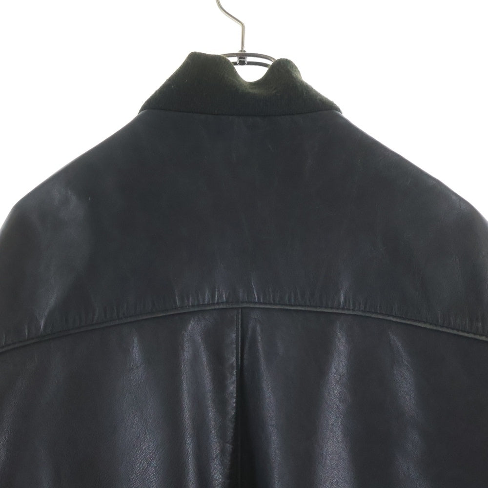 SCHOTT(ショット) 80S-90S VINTAGE MA-1 レザーボンバー ヴィンテージ フライトジャケット ブラック