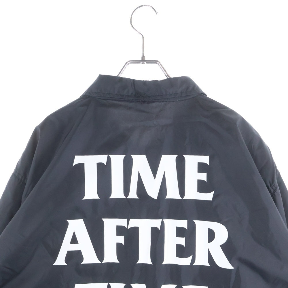 RATS(ラッツ) 24AW ×TAT 30TH COACH JACKET 背面プリント スナップボタン ナイロン コーチジャケット ブラック 7059-01