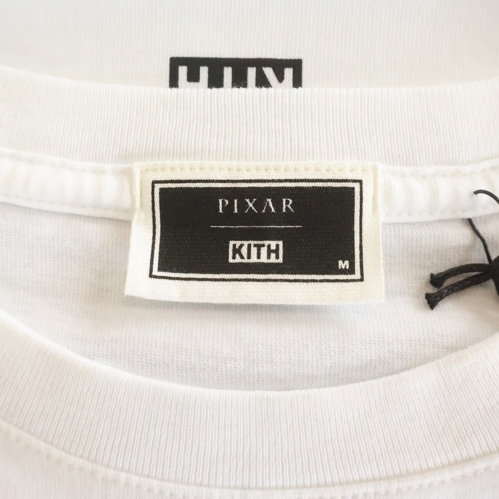 KITH(キス) ×PIXAR DISNEY FINDING NEMO ピクサー ディズニー ファインディング ニモ クルーネック カットソー 半袖Tシャツ ホワイト KHM034371-101