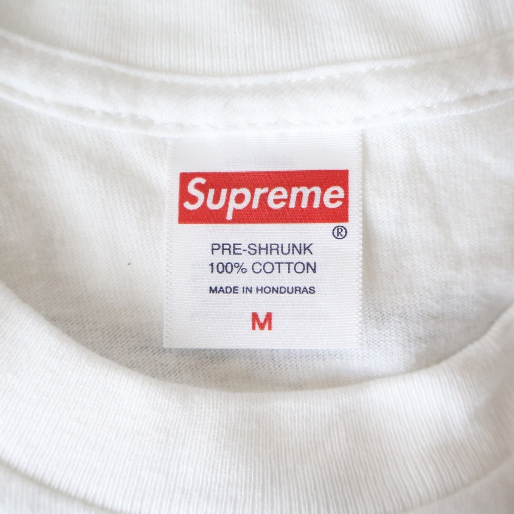 SUPREME(シュプリーム) 25AW ×ANTIHERO Eagle L/S Tee アンタイヒーロー イーグルデザイン クルーネック カットソー 長袖Tシャツ ホワイト