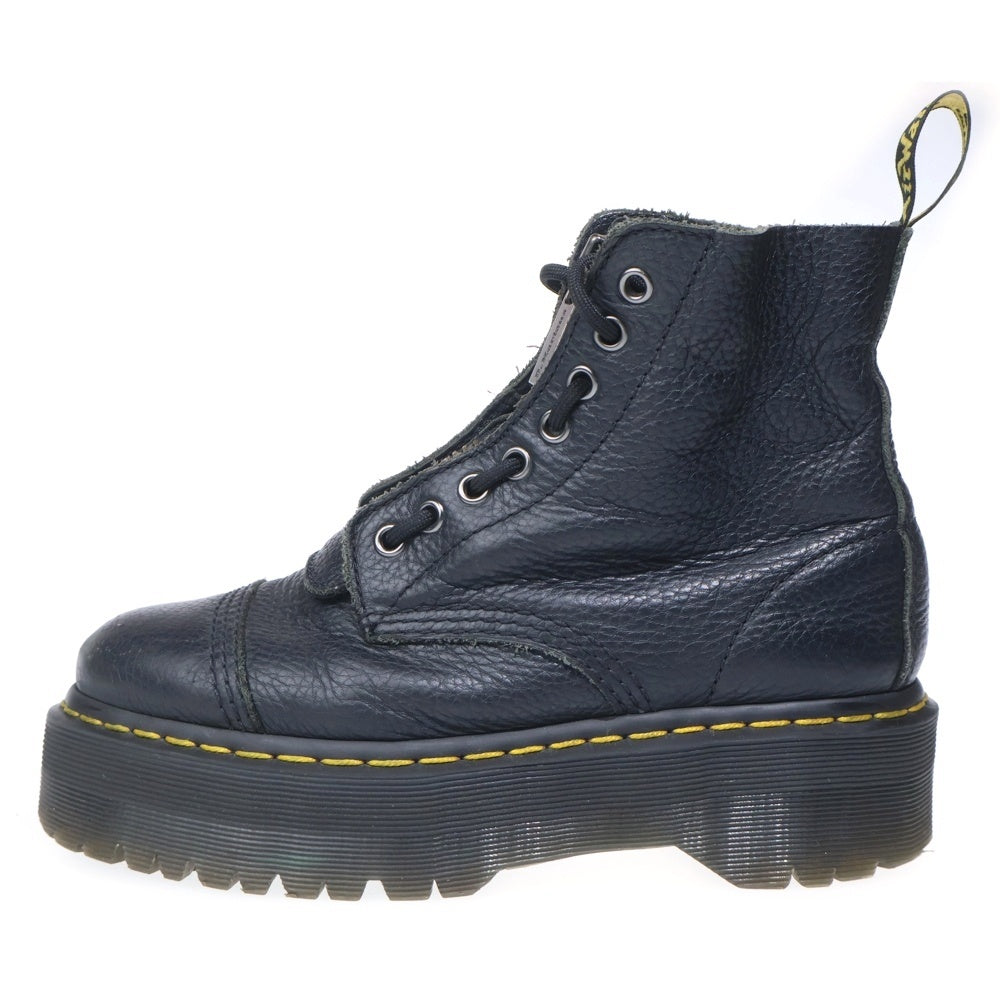 Dr.Martens(ドクターマーチン) SINCLAIR シンクレア 8ホール フロントジップ ジャングルブーツ レディース ブラック