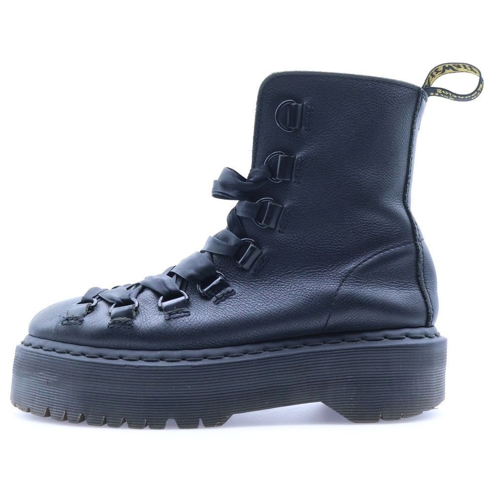Dr.Martens(ドクターマーチン) TREVONNA トレヴォナ リボンレースアップブーツ レディース ブラック