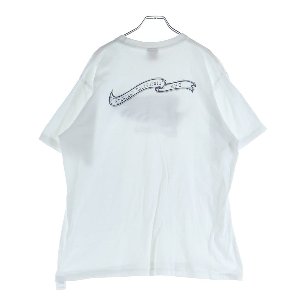 RHC Ron Herman(アールエイチシー ロンハーマン) ×STANDARD CALIFORNIA KOMY TEE スタンダード カリフォルニア コミー クルーネック半袖Tシャツ カットソー ホワイト