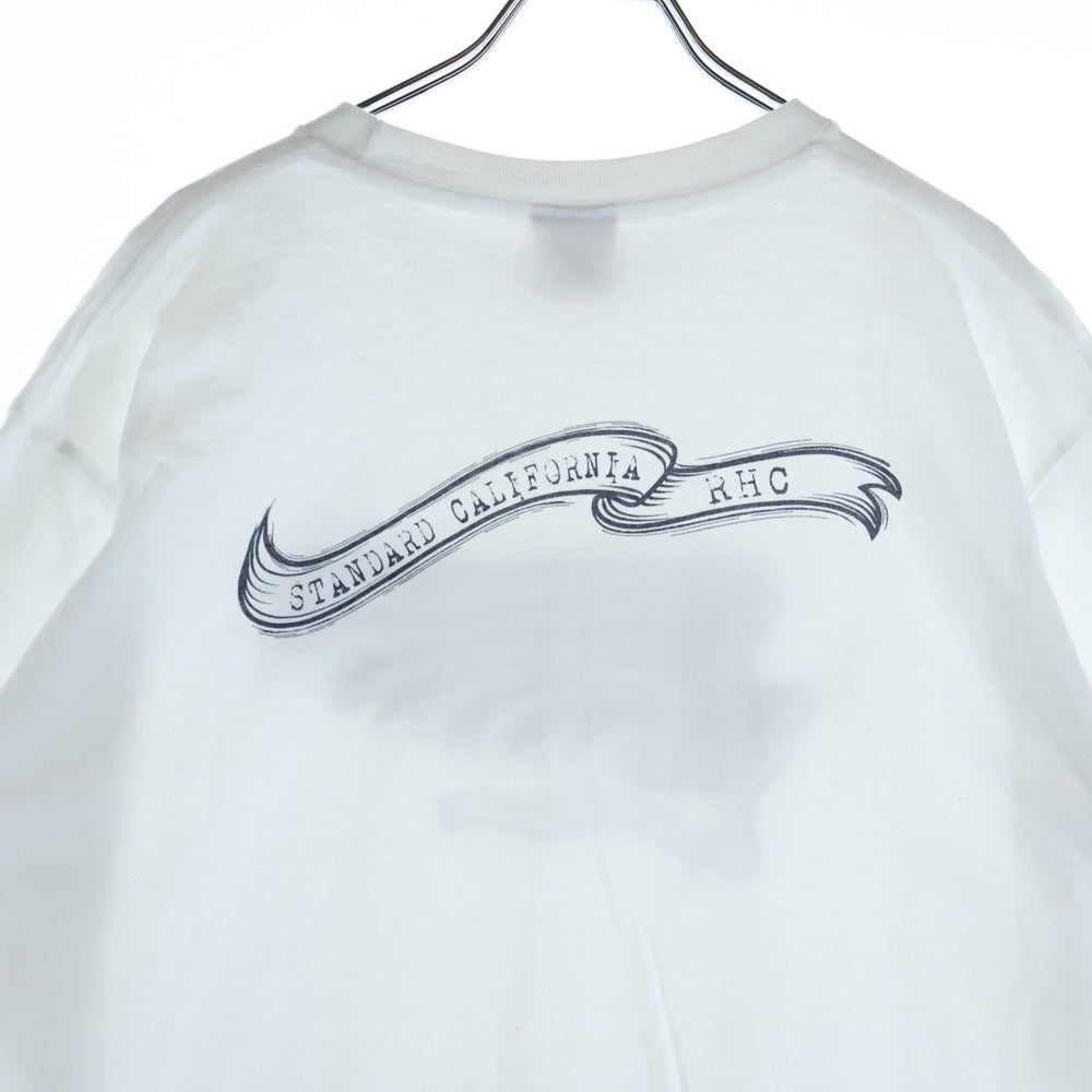 RHC Ron Herman(アールエイチシー ロンハーマン) ×STANDARD CALIFORNIA KOMY TEE スタンダード カリフォルニア コミー クルーネック半袖Tシャツ カットソー ホワイト