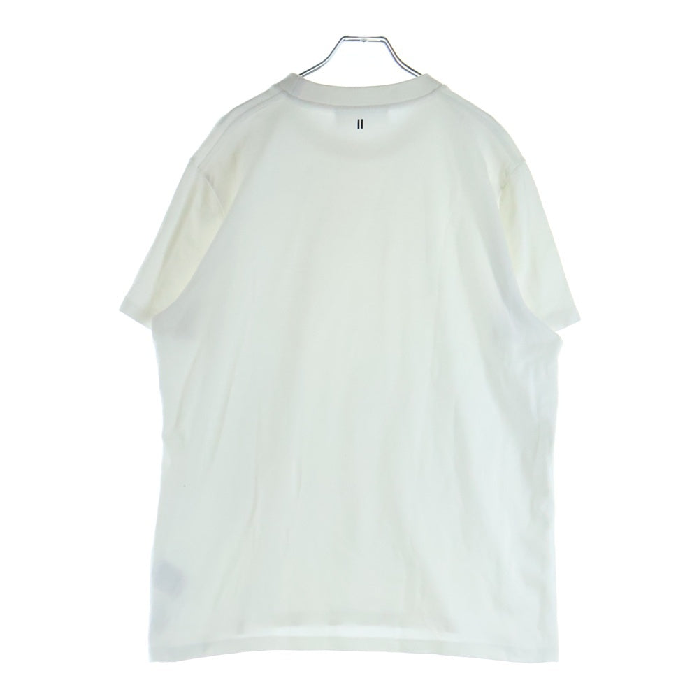 Neil Barrett(ニール バレット) BONDING T-SHIRT ボンディング クルーネック半袖Tシャツ カットソー ホワイト PBJE650-2556