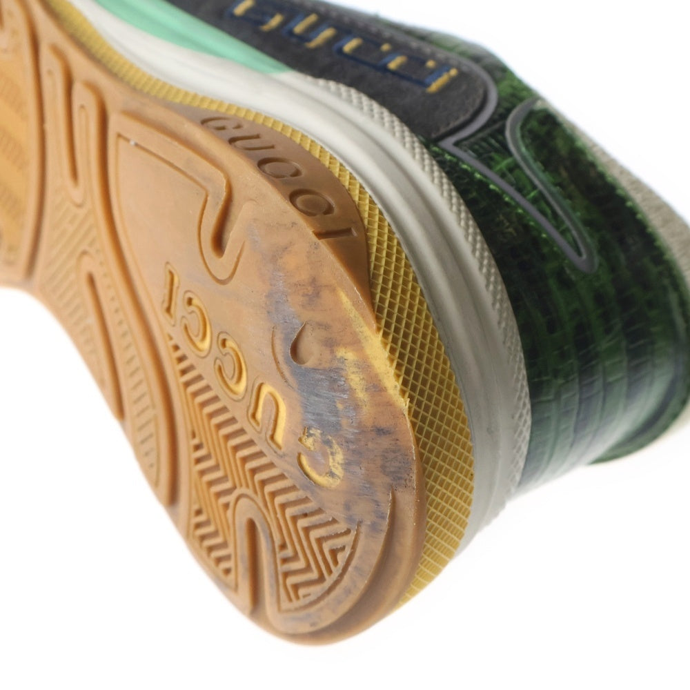 GUCCI(グッチ) ULTRAPACE ウルトラペース ロゴデザイン ローカットスニーカー グリーン 592345