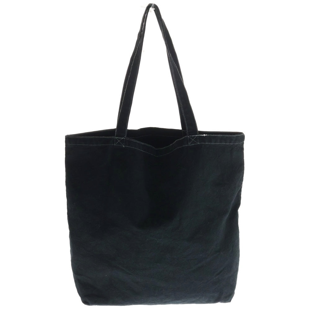 eYe COMME des GARCONS JUNYA WATANABE MAN(アイ コム デ ギャルソン ジュンヤ ワタナベ マン) ロゴデザイン コットン トートバッグ ハンドバック ブラック WG-K294