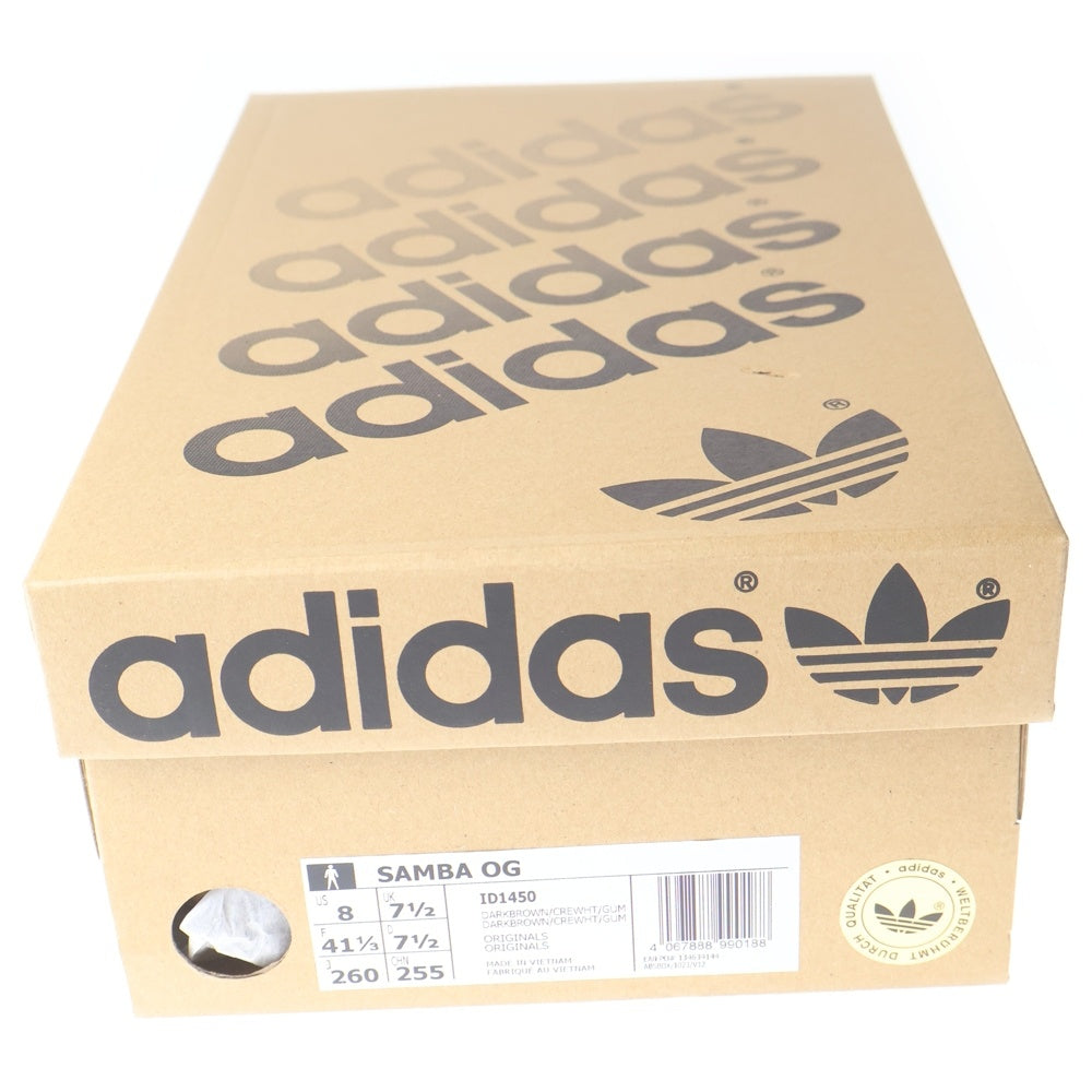 adidas(アディダス) SAMBA OG サンバ ハリスツイード ローカットスニーカー ブラウン US8/26cm ID1450